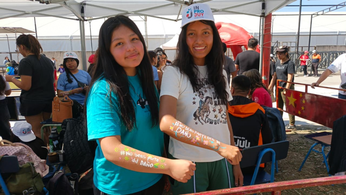 "NO SEAS PARTE DEL DA�O": la frase viral entre los estudiantes juje�os