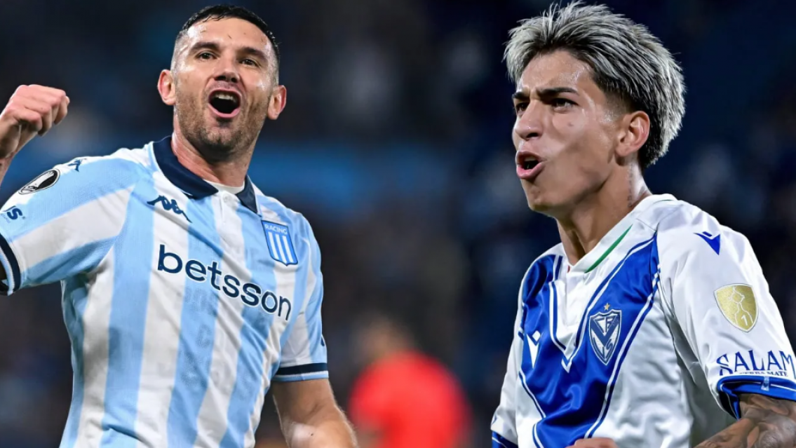 Tremendo partidazo: V�lez y Racing juegan por la Copa Libertadores 