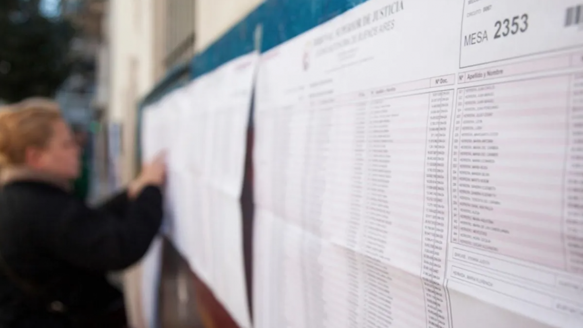 D�nde voto: ya se puede consultar en qu� escuela te toca en Octubre 2025