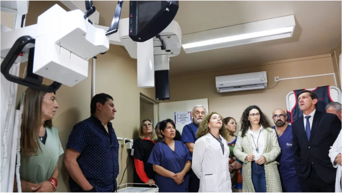 Sadir inauguró un tomógrafo odontológico en el Hospital San Roque