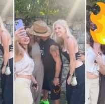 El besazo entre Evangelina Anderson y Eros Ramazzotti que encendi&oacute; las redes [VIDEO]