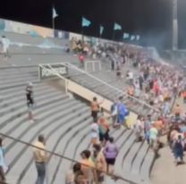 Hinchas del Lobo denuncian represi&oacute;n policial: "hab&iacute;a familias"