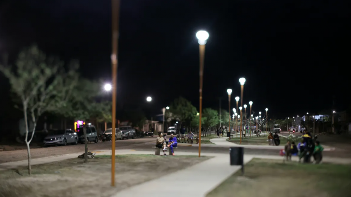 Sadir inauguró el Parque Lineal 1 en San Pedro