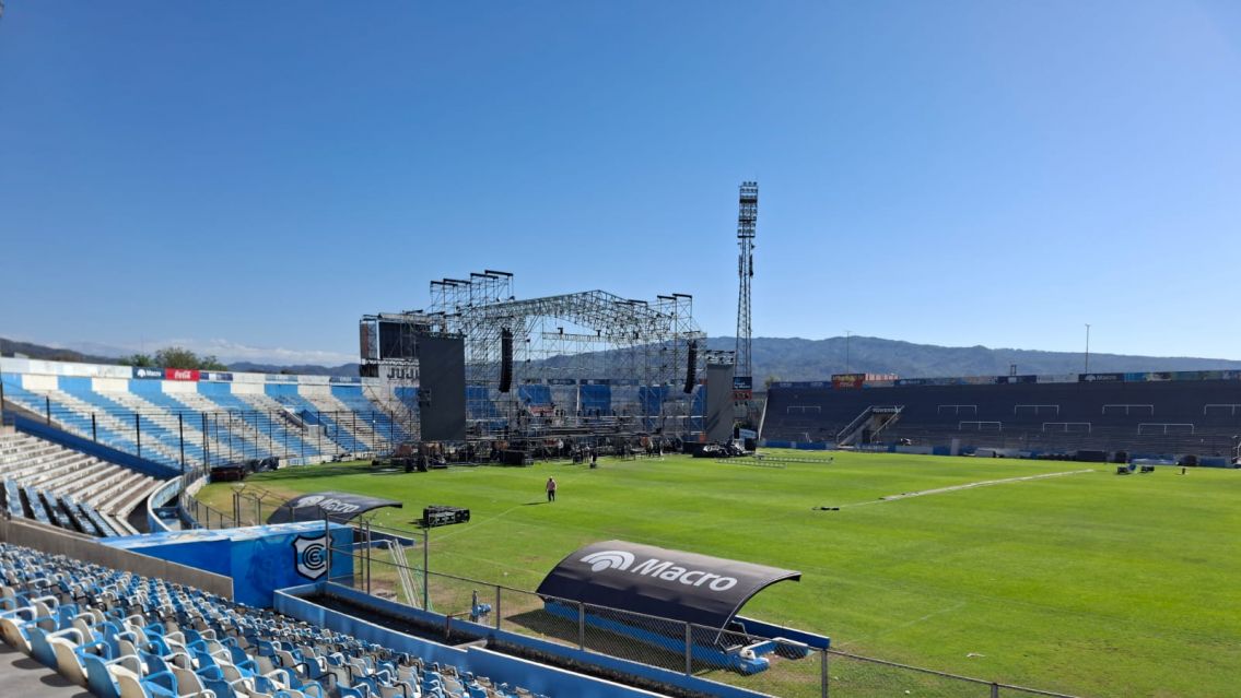 Así es el imponente escenario que espera a Airbag en Jujuy