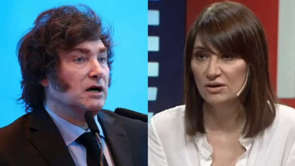 María Laura Santillán: otra periodista que "le soltó la mano" al presidente Javier Milei