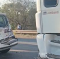 Terrible choque en el acceso a San Salvador: un camión y autos involucrados