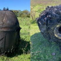Susto en el campo: cae un objeto espacial 