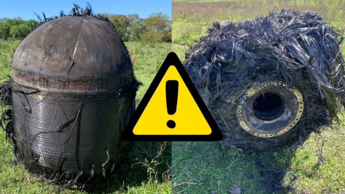 "Altamente peligroso": confirmaron qué es el objeto que cayó desde el espacio en el norte