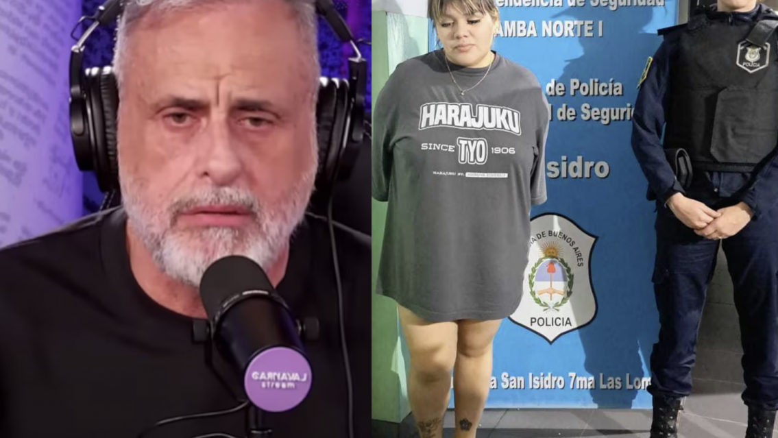 "Me duele pero...": Jorge Rial tajante y resignado con Morena presa de nuevo