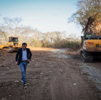 Ruta 56: Sadir supervisó avance en Carahunco