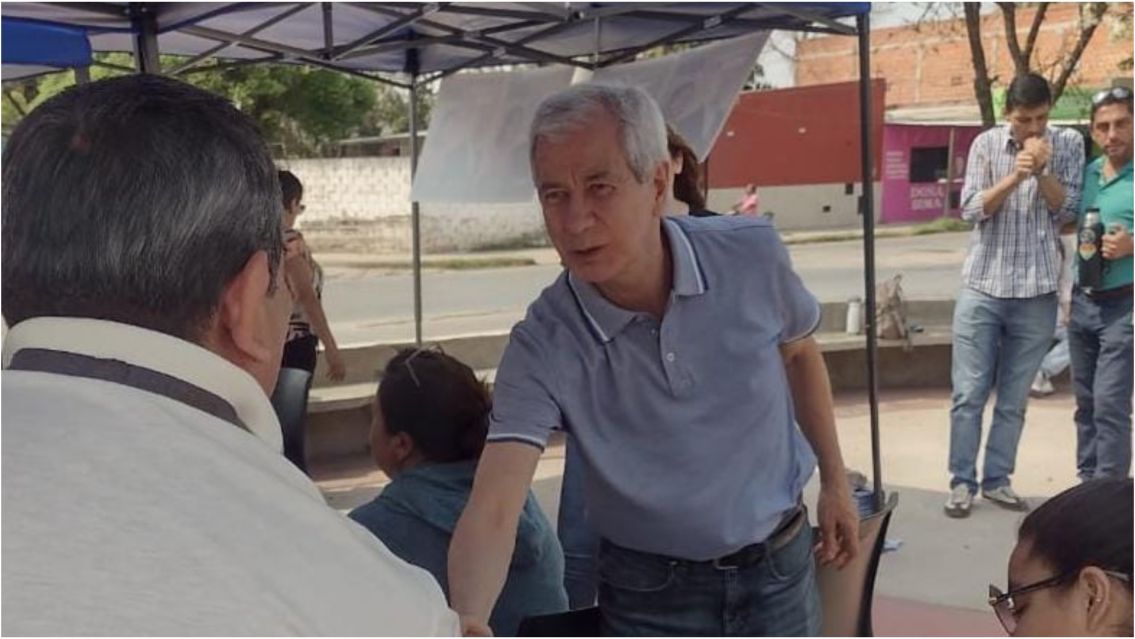 Pascutini participó de un operativo social en San Pedro