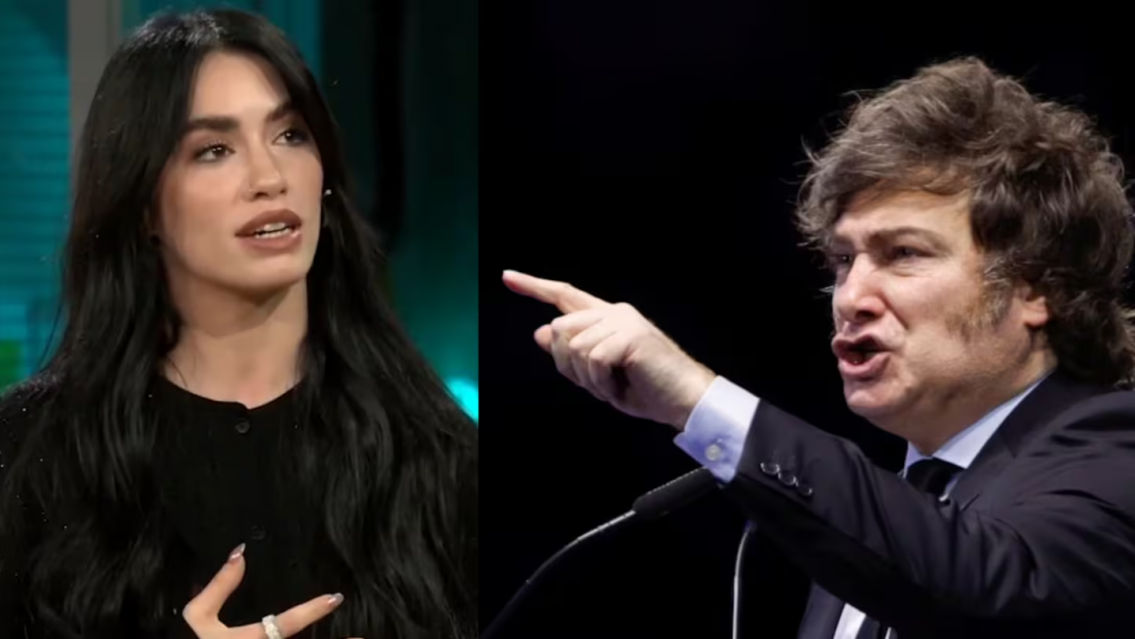 Lali destrozó al presidente Javier Milei en la televisión española