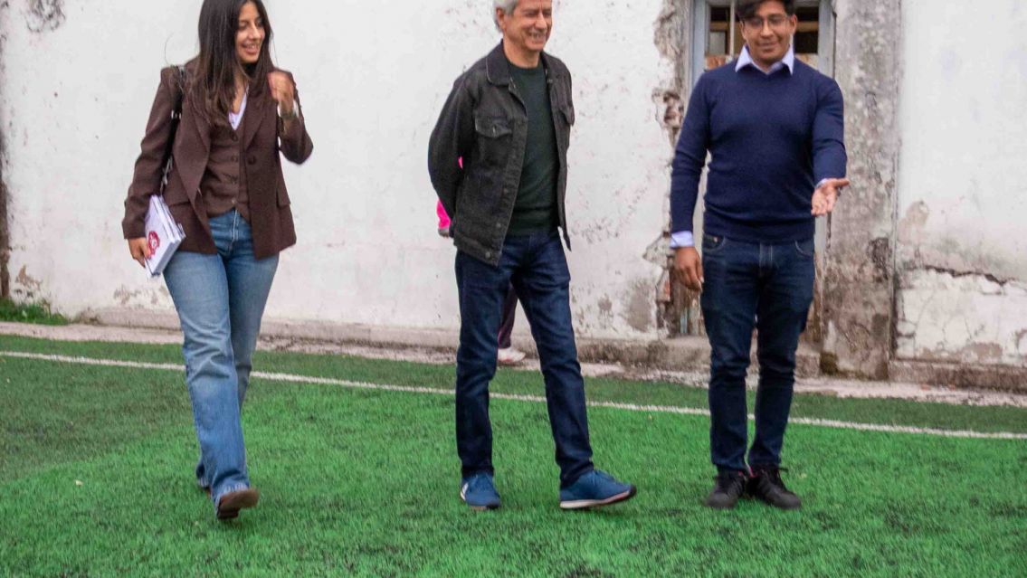 Pascuttini recorrió el Club Luján y destacó su rol social en la juventud