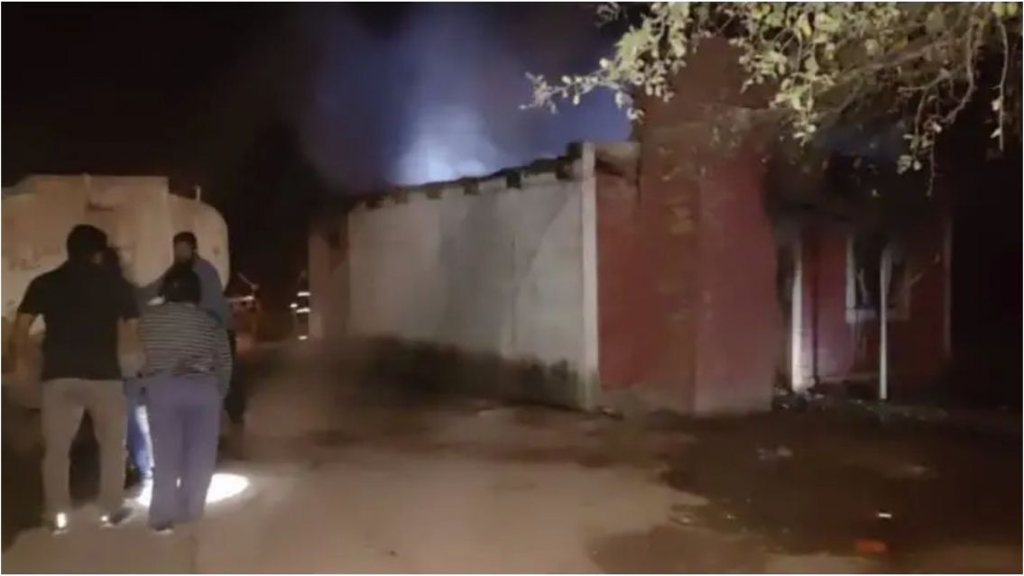 Una chispa desat� el fuego: familia norte�a qued� en la calle tras un incendio