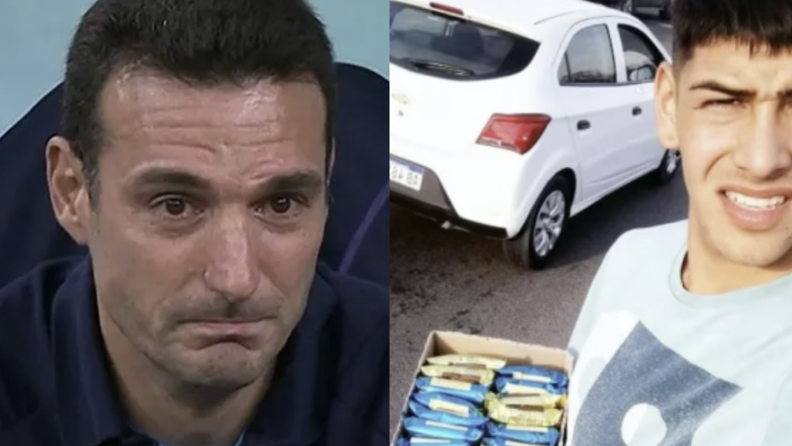 Entre los convocados de Scaloni hay un pibe que antes vendía alfajores en la calle