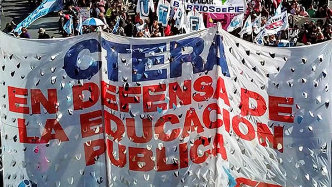 CTERA anunci� paro nacional docente: que d�a no habr� clases