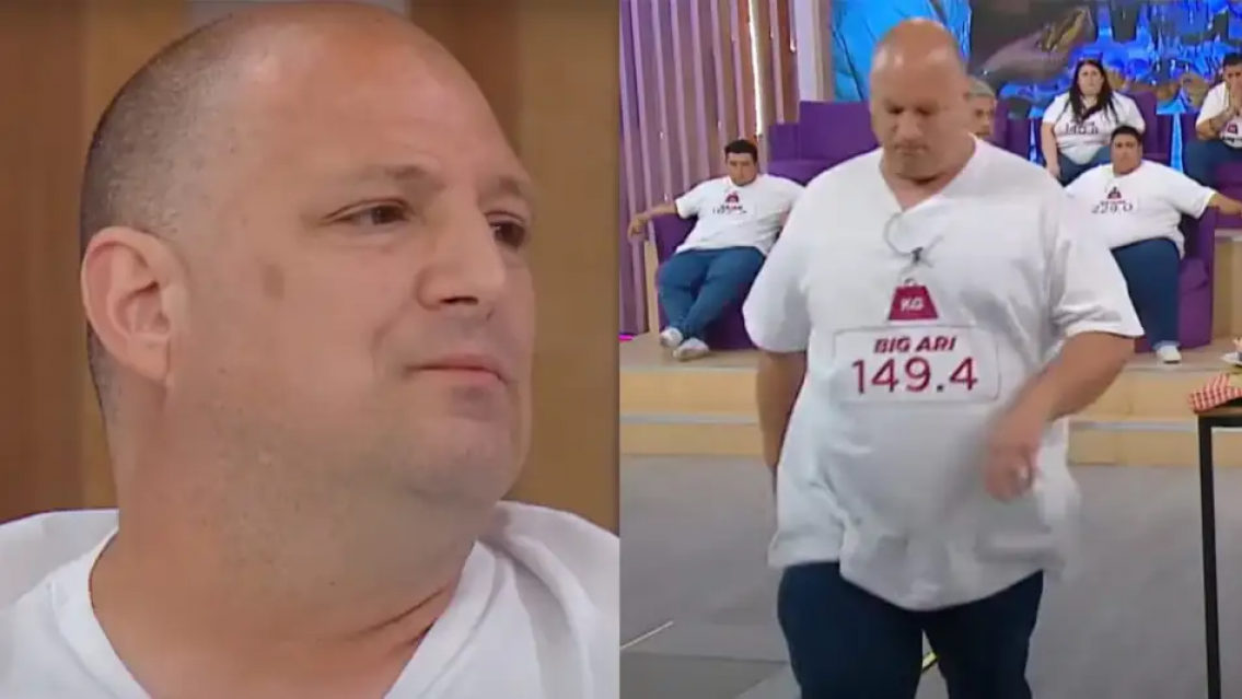 "Me están destripando": Big Ari de Gran Hermano se quejó fuerte de Cuestión de Peso