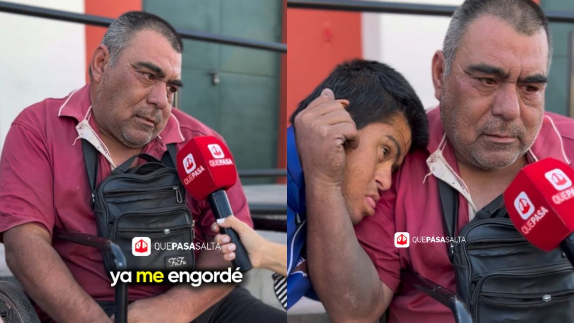 Norte�o sufri� un ACV, tiene un hijo con s�ndrome de Down y a ambos les quitaron la pensi�n