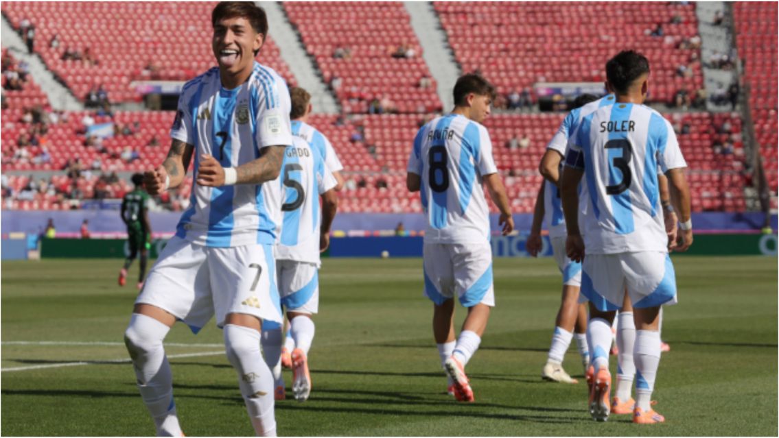 Argentina goleó a Nigeria y avanzó a los cuartos del Mundial Sub 20