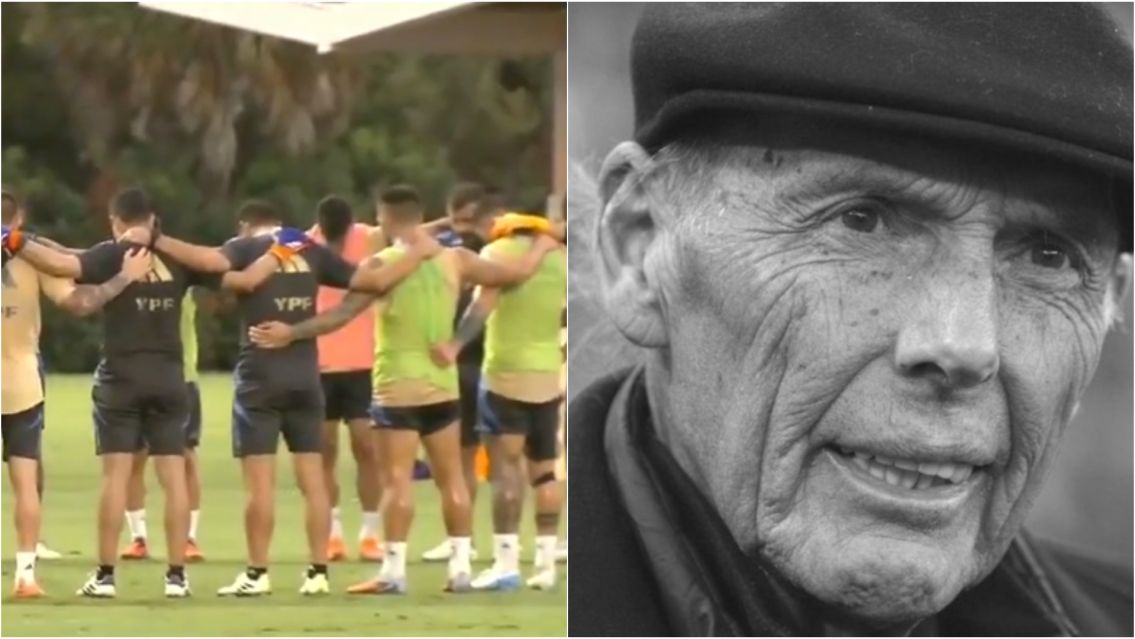 La Selección recordó a Russo con un emotivo minuto de silencio