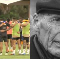 La Selección recordó a Russo con un emotivo minuto de silencio