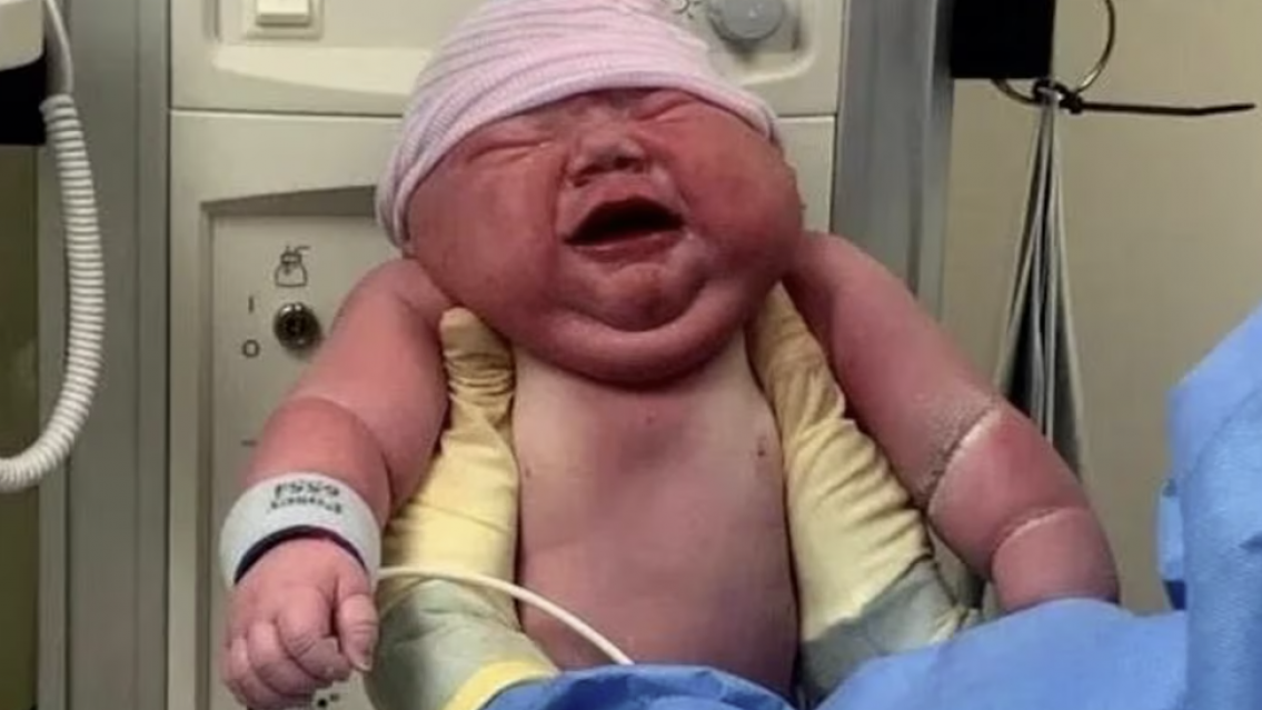Gran impacto por el bebé de 6 kilos que dio a luz esta mujer