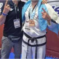 Un jujeño hizo historia y salió campeón del mundo en taekwondo