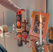 Daniela Celis mostró en las redes cómo sus hijas rezaban por la recuperación de Thiago Medina