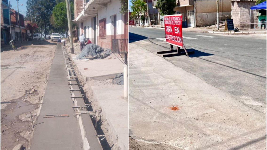 Perico: avanzan los trabajos de cord�n cuneta y badenes 