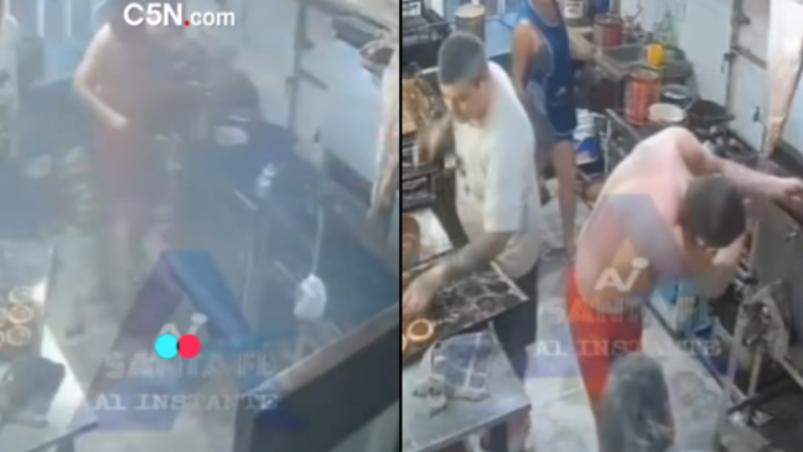 Terrible explosión en una rotisería: tres trabajadores heridos