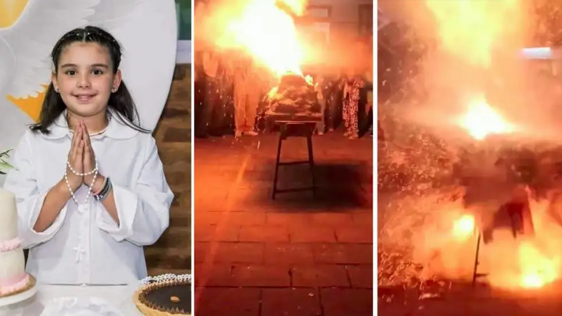 Se supo como está la nena de 10 años herida por la explosión en un colegio de Pergamino