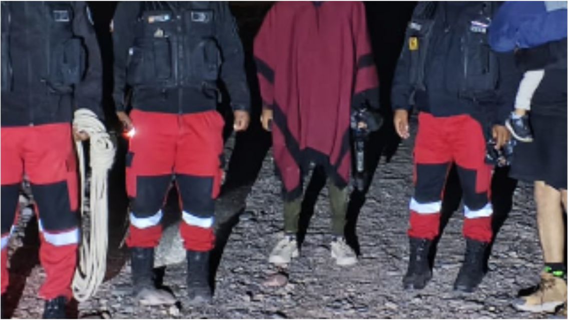 Rescataron a un grupo de turistas perdidos en Humahuaca