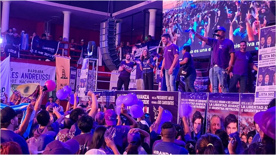 La Libertad Avanza cerró campaña en Jujuy