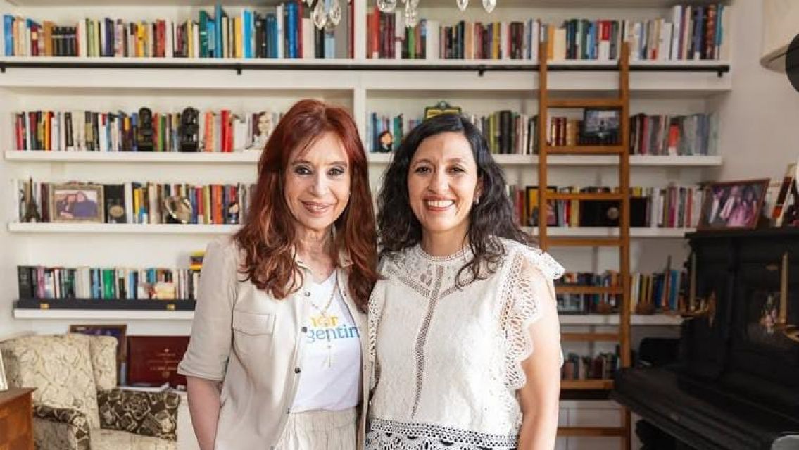 A horas de las elecciones, Leila Chaher se reunió con Cristina Kirchner