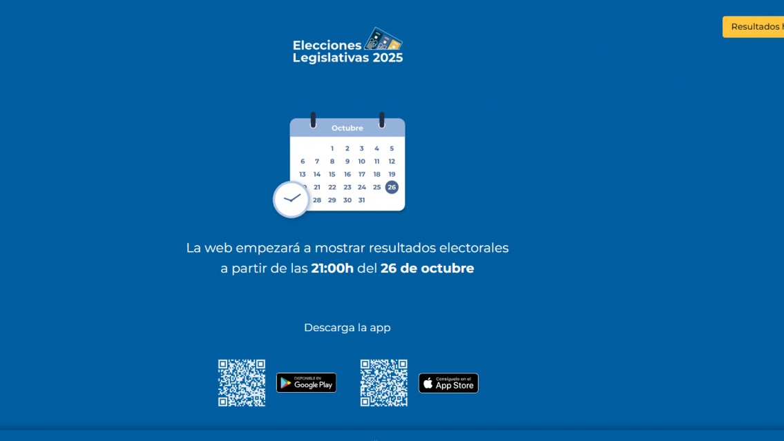 Elecciones 2025: d�nde ver los resultados oficiales del escrutinio en Jujuy y el pa�s