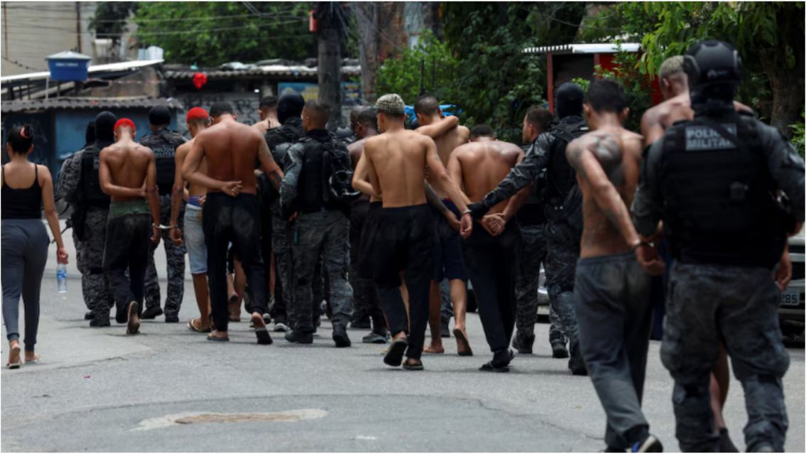 Megaoperativo en Brasil contra el narcotráfico dejó como saldo 64 muertos