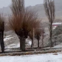 Increíble: cayó nieve en plena primavera 