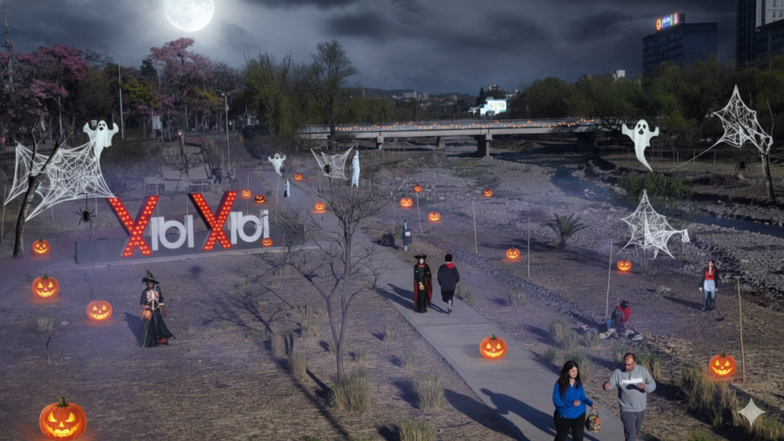 Se pic� entre los juje�os por Halloween: "a diosito no le gusta" 