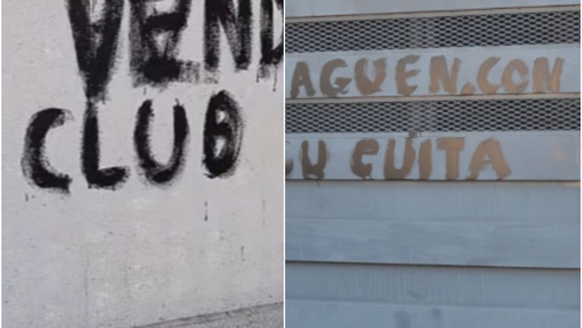 Clima de tensión: pintadas e indignación tras la eliminación del Lobo