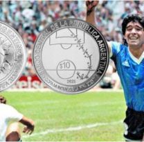 El BCRA lanzar&aacute; m&aacute;s monedas del gol hist&oacute;rico de Maradona a Inglaterra