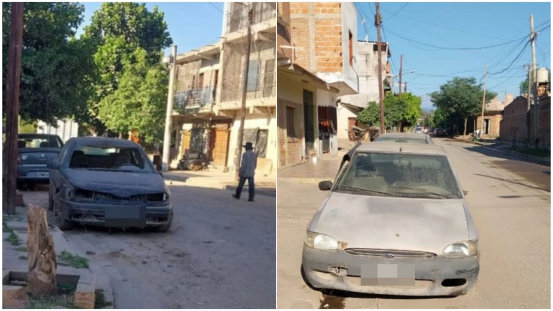 Indignación en Libertador: reclaman por calles llenas de autos abandonados
