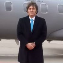 Milei ya está en Bolivia para la asunción de Rodrigo Paz