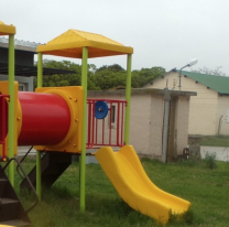 Delincuentes asaltaron un Jard&iacute;n Infantil y se robaron un tobog&aacute;n y una maqueta del patio