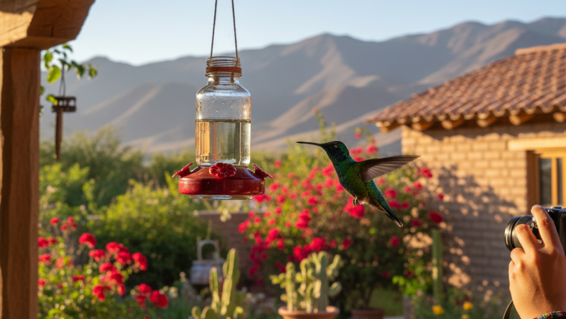 Qué significa cuando un colibrí aparece en tu casa