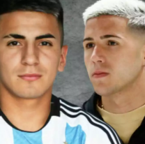 Thiago Almada y Enzo Fern&aacute;ndez: enfrentados por el amor de Valu Cervantes