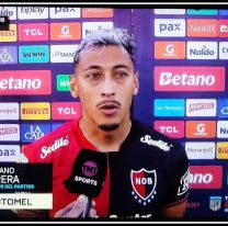 Luciano Herrera brilló en la victoria de Newell's y fue elegido como el jugador Motomel del partido
