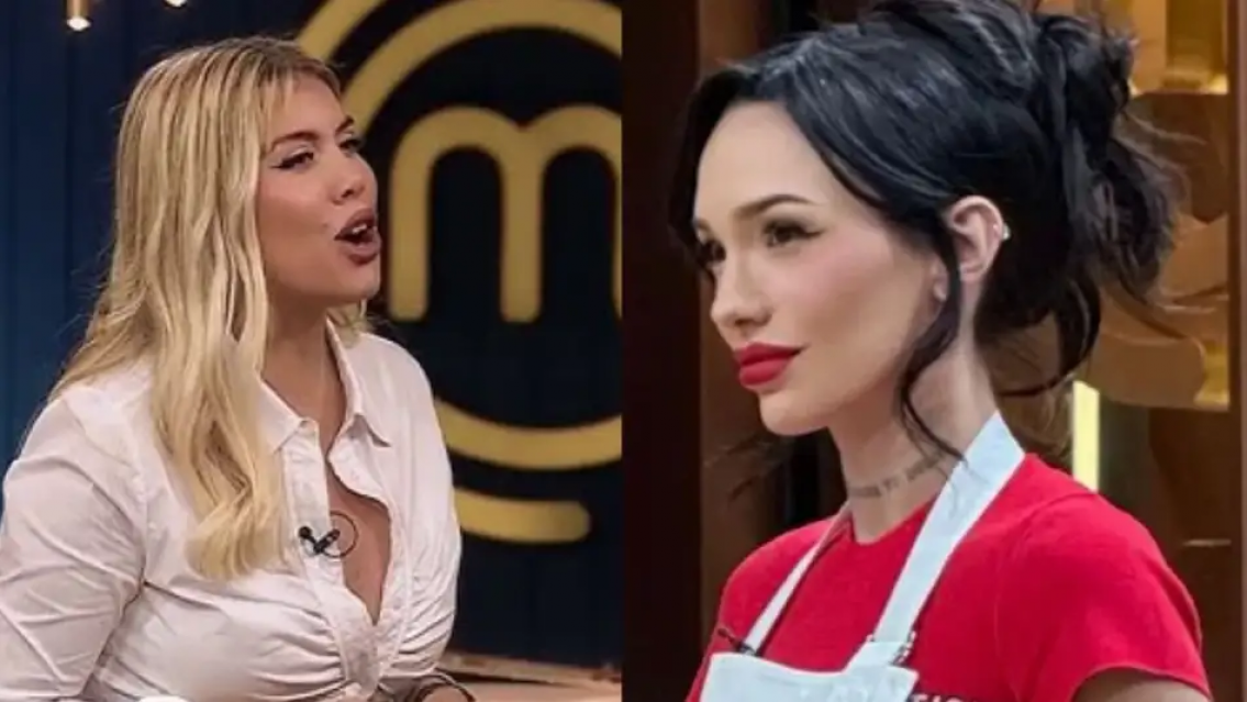 "Con la peor de las ondas": tenso cruce entre La Joaqui y Wanda Nara en Master Chef