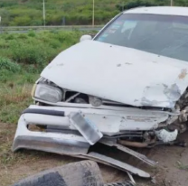Chocaron en la Ruta 66 y uno de los conductores escapó tras el impacto