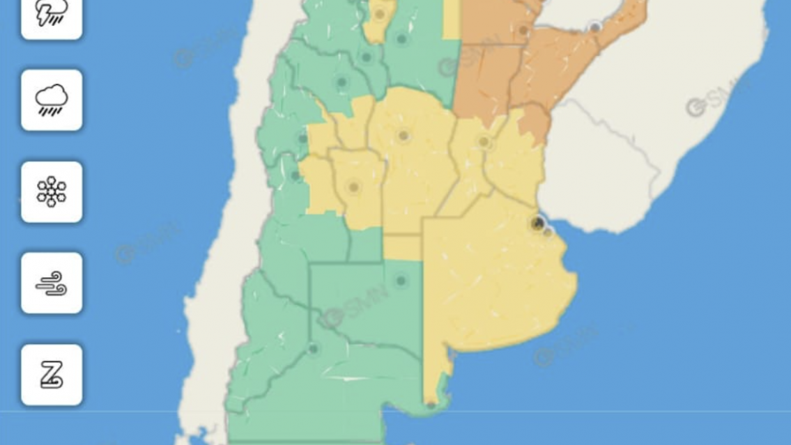 Alerta por tormentas en Jujuy: qu� zonas ser�n las m�s afectadas