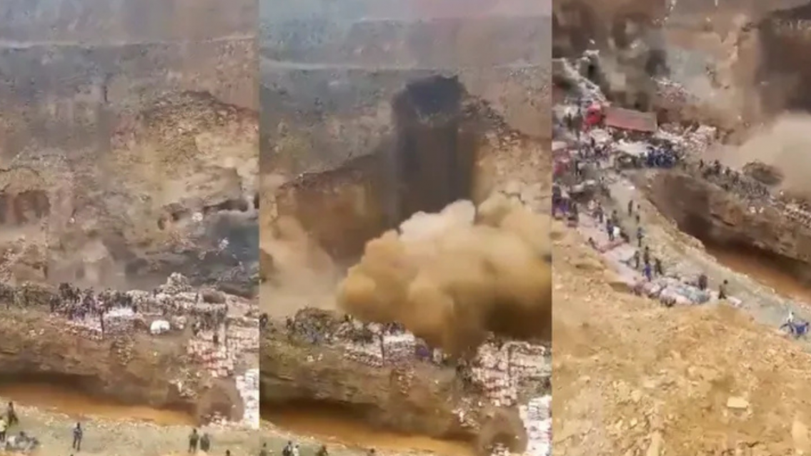 Terrible tragedia: se derrumb� una mina y murieron m�s de 30 trabajadores